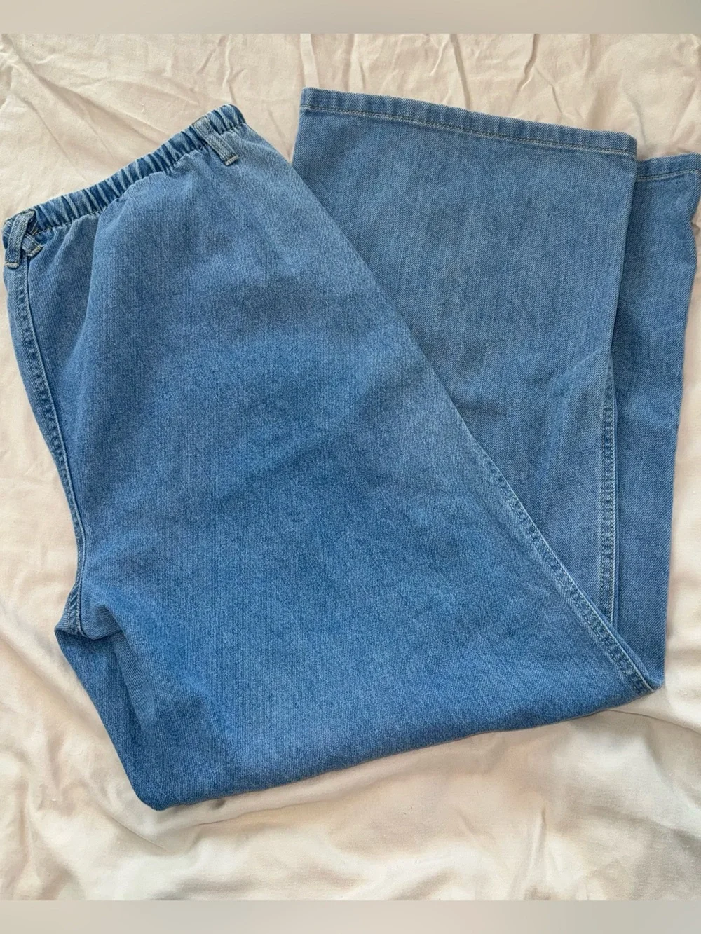 No Boundaries Light Blue Wide Leg Jeans - Picture 1 of 4